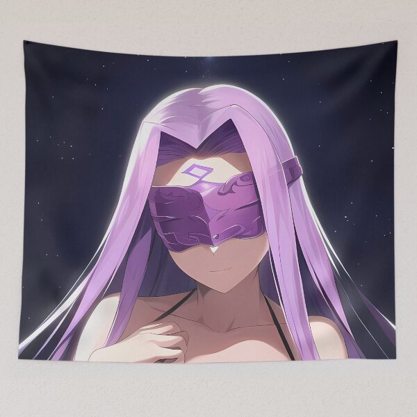 Item preview, Rider Fate Stay Night Mystic Visor Purple Portrait designed and sold by bystudiolereve.