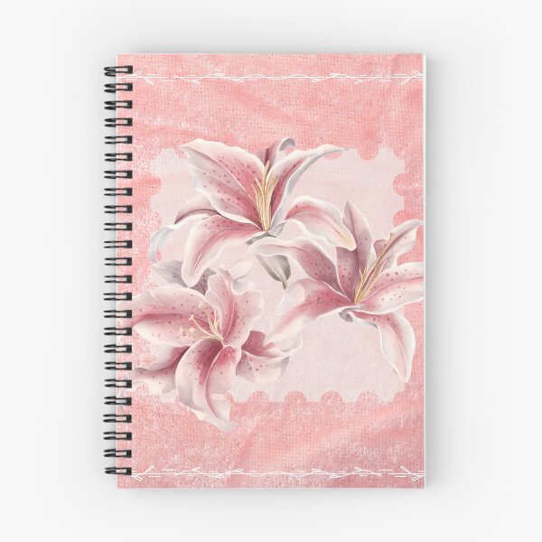 Item preview, Flor botánica de lirio de terciopelo rosa designed and sold by SHAN-NO.