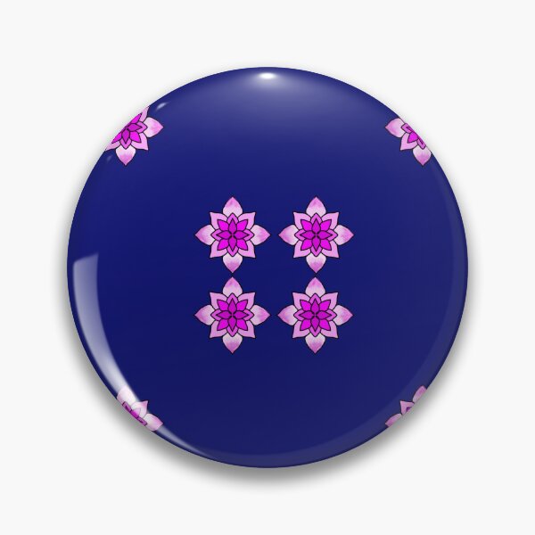 Item preview, Mandala lotus flower seamless pattern on dark blue background. designed and sold by AjjimaJKM.