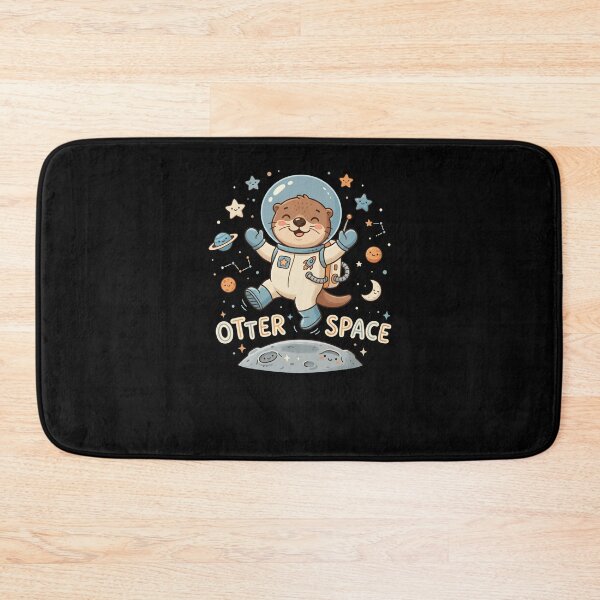Item preview, Cute Otter Space Astronaut Kawaii Animal Pun designed and sold by snowry.