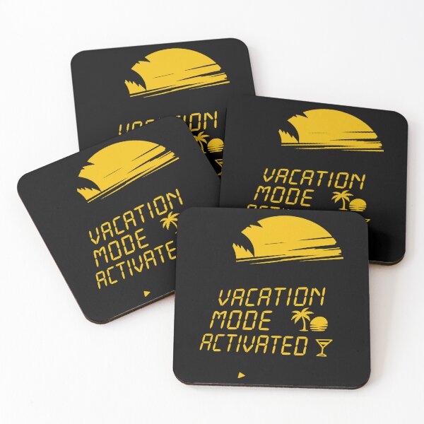 Item preview, Vacation Mode Activated - Retro Digital 80s Sunset Surf Graphic designed and sold by wmhtees.