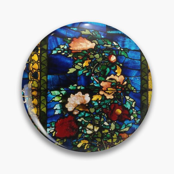 Item preview, Stained Glass Peonies Blown in the Wind designed and sold by AnimaliaStar.