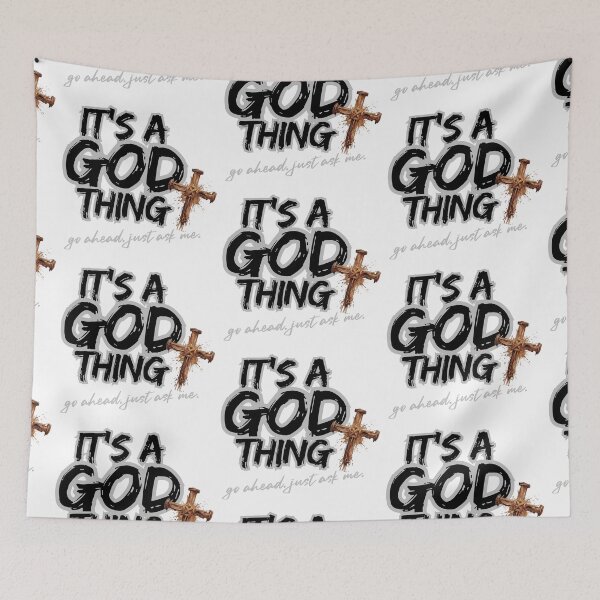 Item preview, It's a GOD thing - black designed and sold by Cane & Abel Creations ..