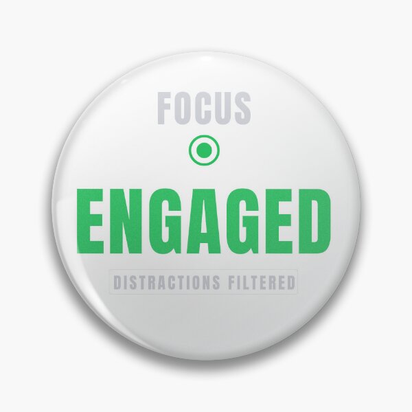 Item preview, Focus Engaged | Human System Typography Design designed and sold by HeartAndArtShop.