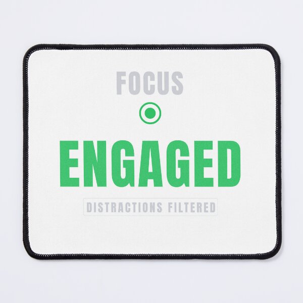 Item preview, Focus Engaged | Human System Typography Design designed and sold by HeartAndArtShop.