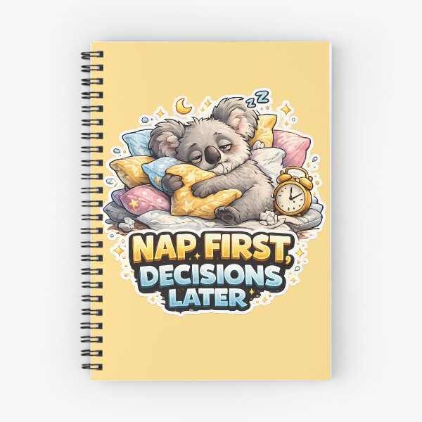 Item preview, Nap First Decision Later-Cute Koala Meme designed and sold by lazygum.