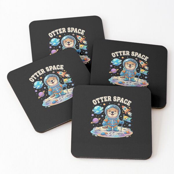Item preview, OTTER SPACE Cute Astronaut Otter Explorer designed and sold by snowry.