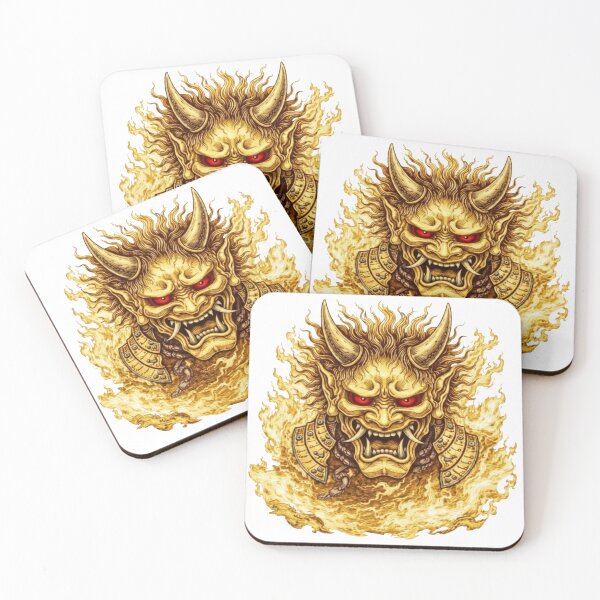 Item preview, #13 Kin-oni (Gold Flame Demon) | FUJIYAMA-JAPAN-WORKS designed and sold by FUJIYAMA-JAPAN-WORKS.