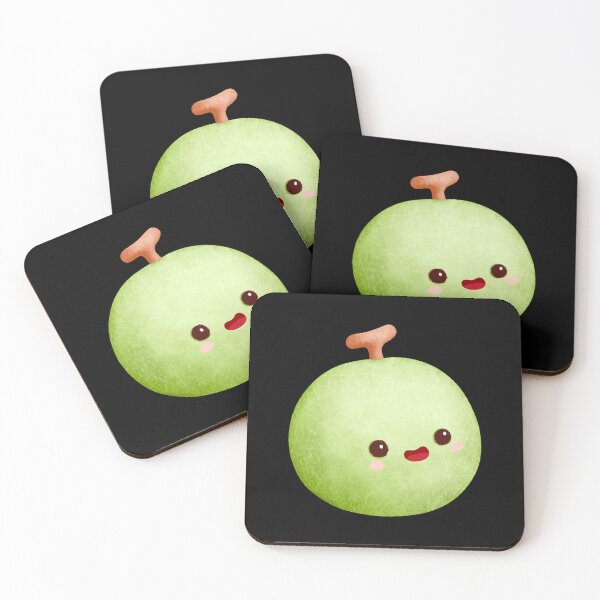 Item preview, Cute Kawaii Green Melon Chibi Fruit Sticker | Adorable Pastel Cartoon Melon designed and sold by FestivityFinds.