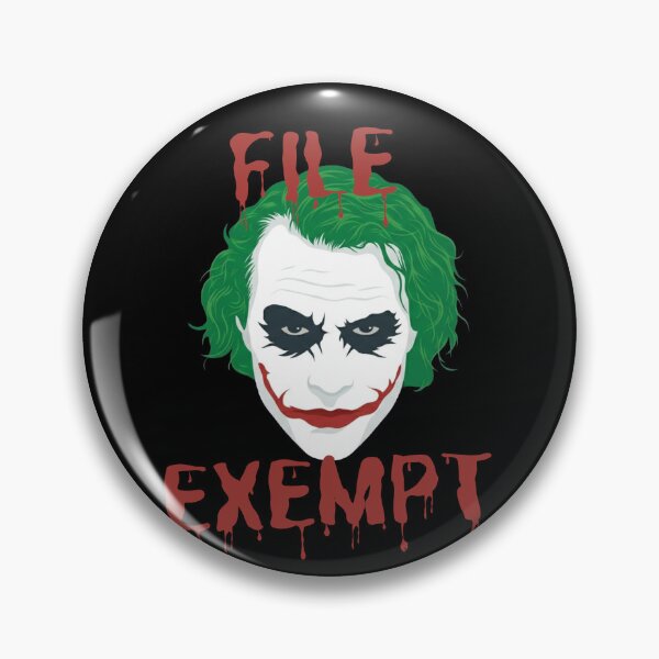 Item preview, TikTok Joker Says to File Exempt designed and sold by jalanc.