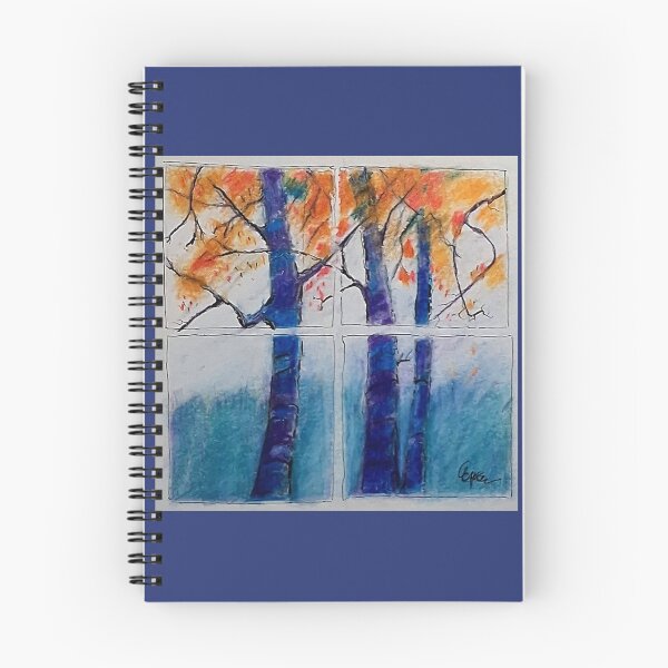 Item preview, Álamos azules designed and sold by Carol Ames Art.