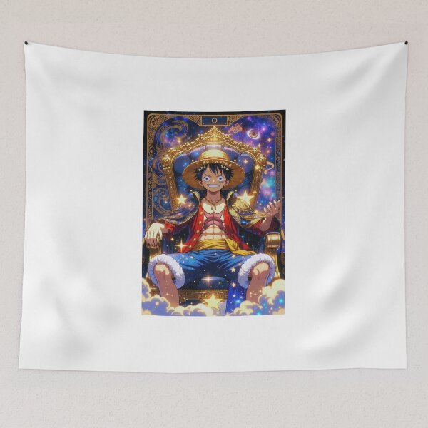 Item preview, Celestial Pirate King Fantasy Art | Cosmic Throne Anime Inspired Illustration designed and sold by Mystic & Celestial Art.