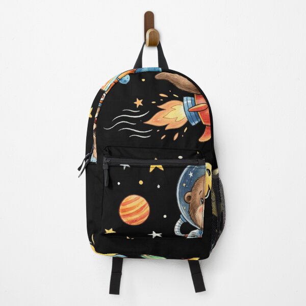 Item preview, OTTER SPACE Adorable Astronaut Otter Flying Rocket designed and sold by snowry.