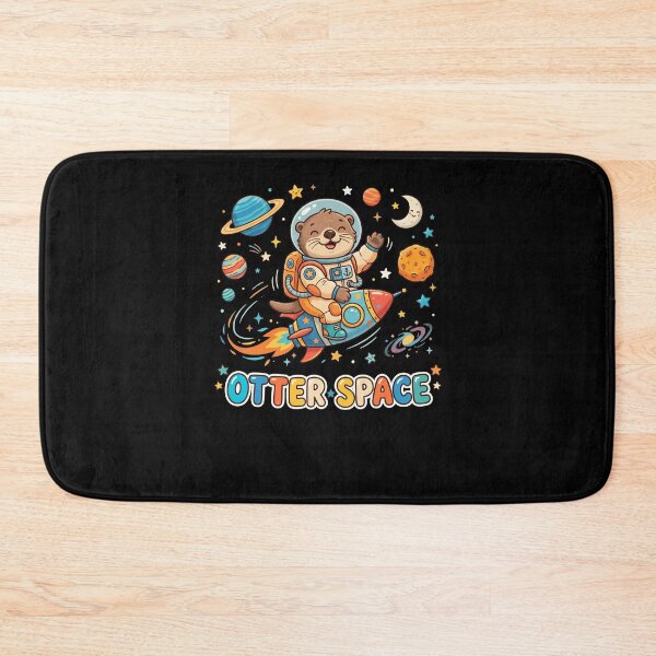 Item preview, OTTER SPACE Cute Astronaut Rocket Animal Design designed and sold by snowry.
