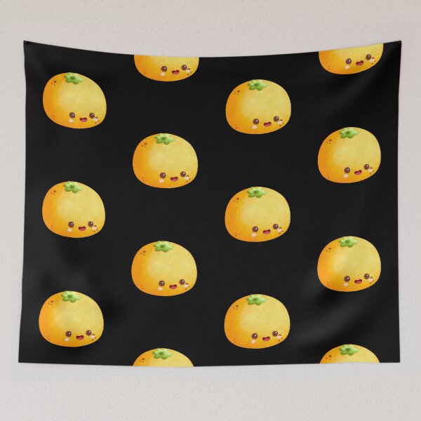 Item preview, Cute Kawaii Orange Chibi Fruit Sticker | Adorable Pastel Citrus Cartoon designed and sold by FestivityFinds.