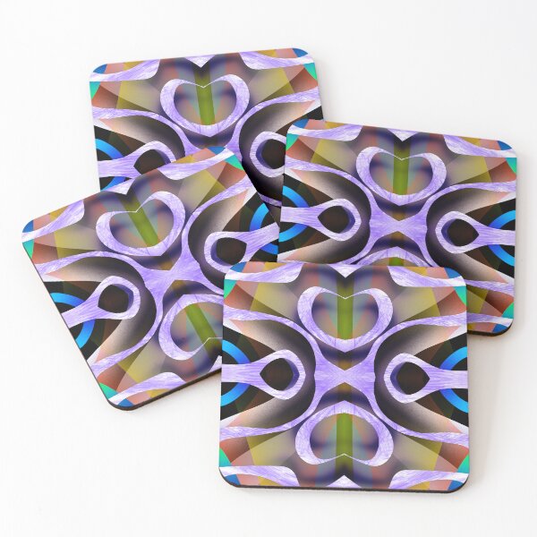 Item preview, Mostly Purple Abstract Art Pattern designed and sold by StaticAlien.