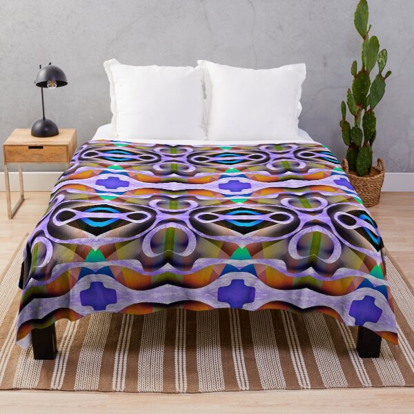 Item preview, Mostly Purple Abstract Art Pattern designed and sold by StaticAlien.