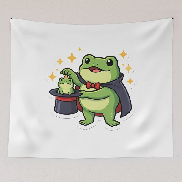 Item preview, froggy magician designed and sold by syakinamawada.