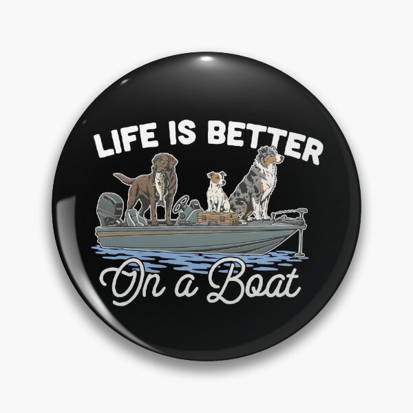Item preview, Life Is Better On A Boat designed and sold by GoodMOwlArt.
