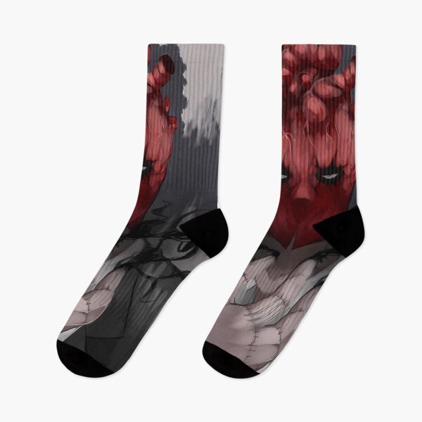 Artikelvorschau, Shin Dorohedoro Moody Red Mask Stitched Hands entworfen und verkauft von MicaheHaffner.