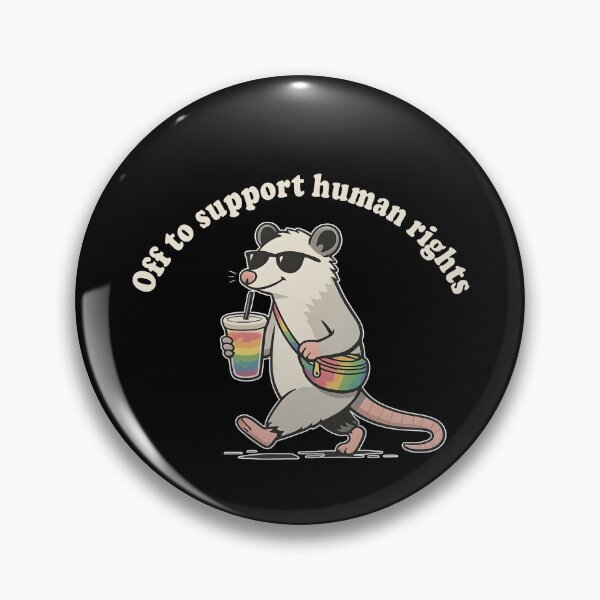 Item preview, Off To Support Human Rights designed and sold by GoodMOwlArt.