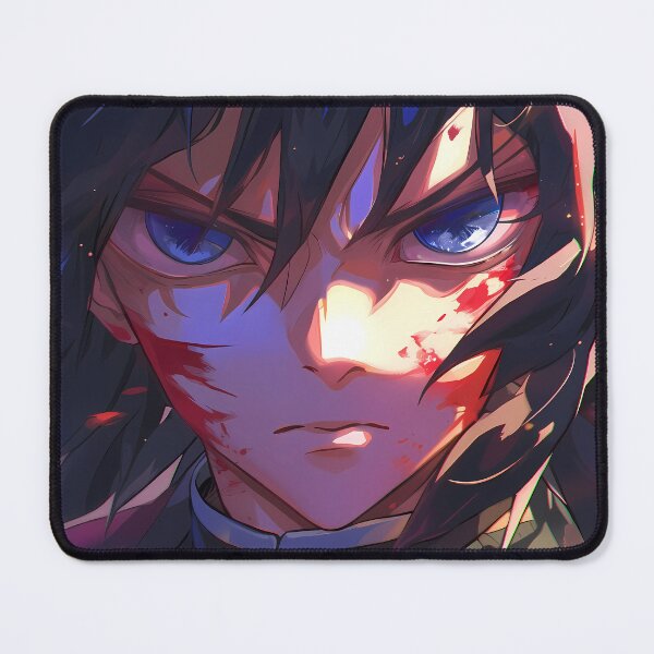 Item preview, Giyu Tomioka Demon Slayer Radiant Blue Stare designed and sold by MicaheHaffner.