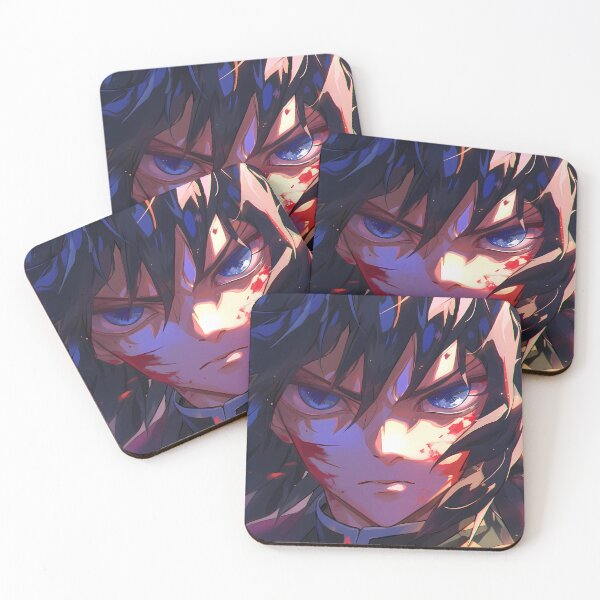 Item preview, Giyu Tomioka Demon Slayer Radiant Blue Stare designed and sold by MicaheHaffner.