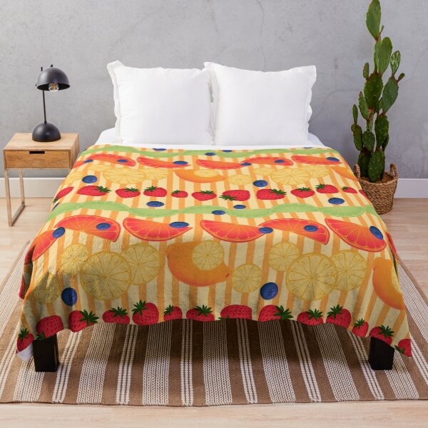 Item preview, Bright Fruit Stripe Lane designed and sold by watthouse.