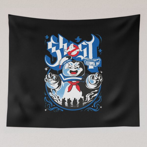 Item preview, Gothic Spooky Marshmallow Mascot Art designed and sold by LaurasChapper.
