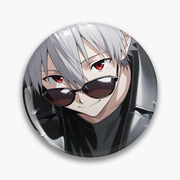 Item preview, Kaworu Nagisa Neon Genesis Evangelion Dark Leather Closeup designed and sold by MicaheHaffner.