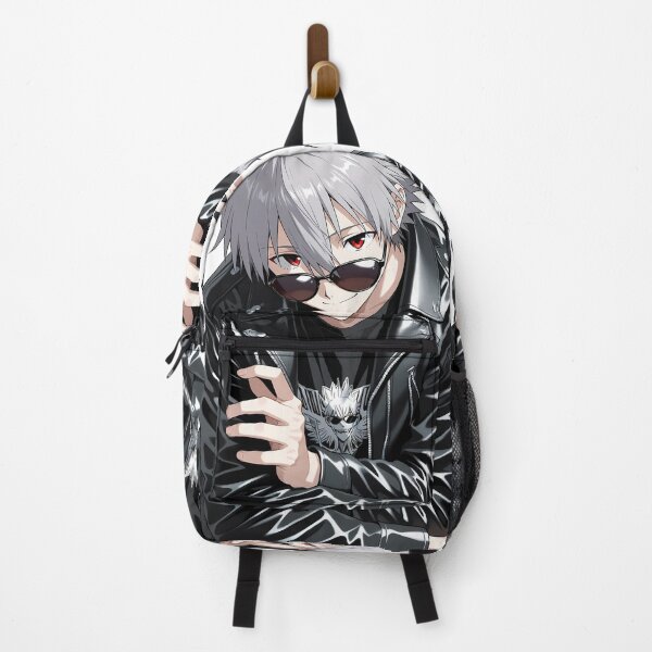 Item preview, Kaworu Nagisa Neon Genesis Evangelion Dark Leather Closeup designed and sold by MicaheHaffner.