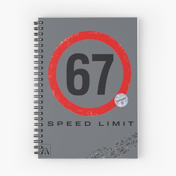 Item preview, Speed Limit 67 Funny Car Meme designed and sold by IvoryArtDesign.