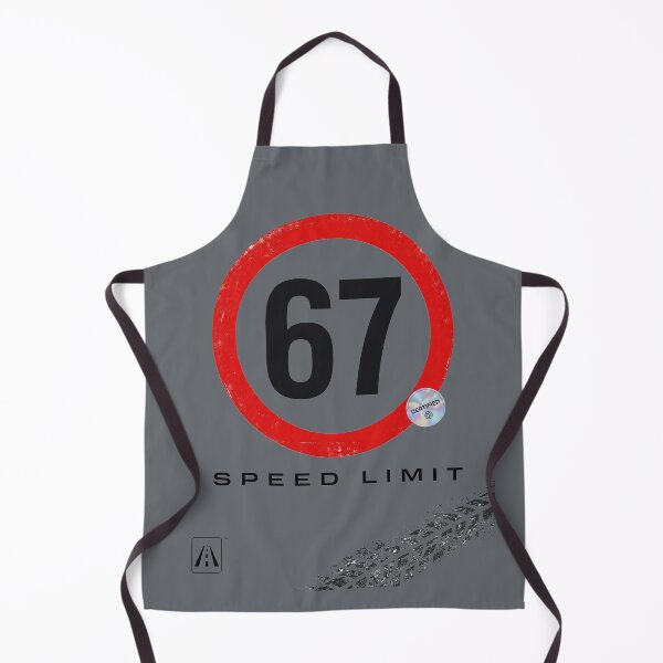 Item preview, Speed Limit 67 Funny Car Meme designed and sold by IvoryArtDesign.