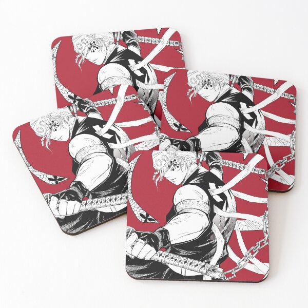 Item preview, Tengen Uzui Demon Slayer Crimson Manga Stare designed and sold by MicaheHaffner.
