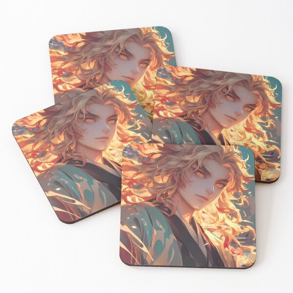 Item preview, Kyojuro Rengoku Demon Slayer Flame Gaze Sky Scene designed and sold by MicaheHaffner.