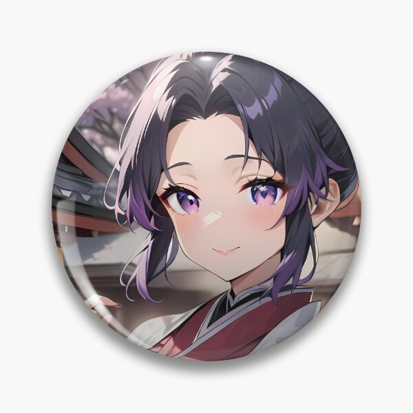 Item preview, Shinobu Kocho Demon Slayer Sakura Shrine Gentle Smile designed and sold by MicaheHaffner.
