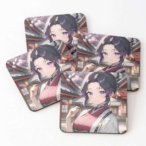 Item preview, Shinobu Kocho Demon Slayer Sakura Shrine Gentle Smile designed and sold by MicaheHaffner.