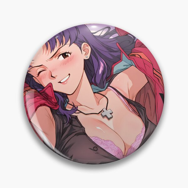 Item preview, Misato Katsuragi Neon Genesis Evangelion Relaxed Evening Charm designed and sold by MicaheHaffner.