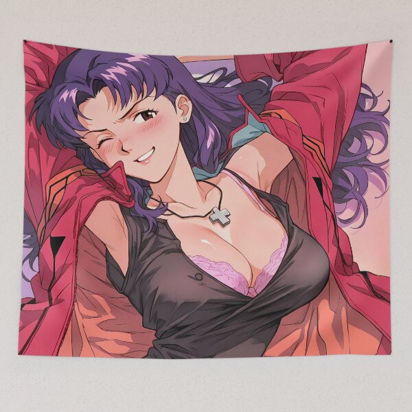 Item preview, Misato Katsuragi Neon Genesis Evangelion Relaxed Evening Charm designed and sold by MicaheHaffner.