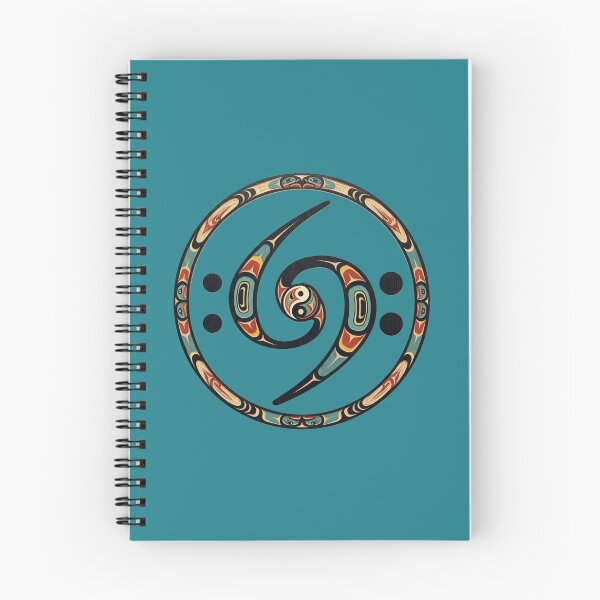 Item preview, Bass Clef Yin Yang PNW Indigenous designed and sold by katefo.