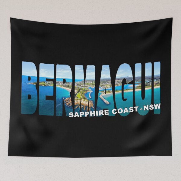 Item preview, BERMAGUI - Sapphire Coast NSW - Beautiful Beaches and Bays Sunny Day designed and sold by Adam Gormley.