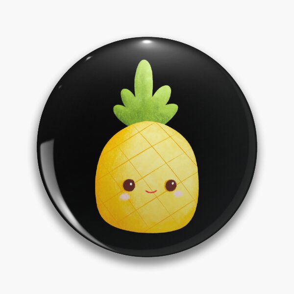 Item preview, Cute Kawaii Pineapple Chibi Sticker | Adorable Tropical Fruit Cartoon designed and sold by FestivityFinds.