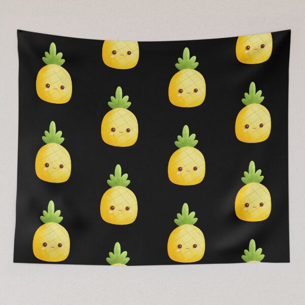 Item preview, Cute Kawaii Pineapple Chibi Sticker | Adorable Tropical Fruit Cartoon designed and sold by FestivityFinds.
