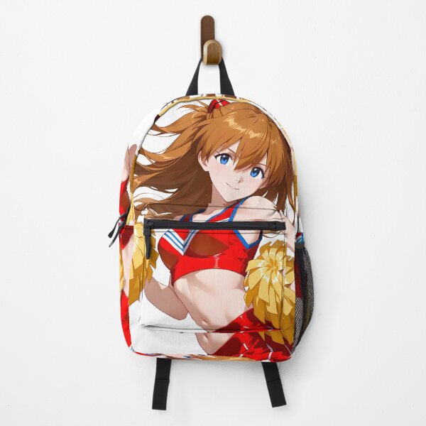 Item preview, Asuka Langley Soryu Neon Genesis Evangelion Cheerleader Closeup designed and sold by MicaheHaffner.
