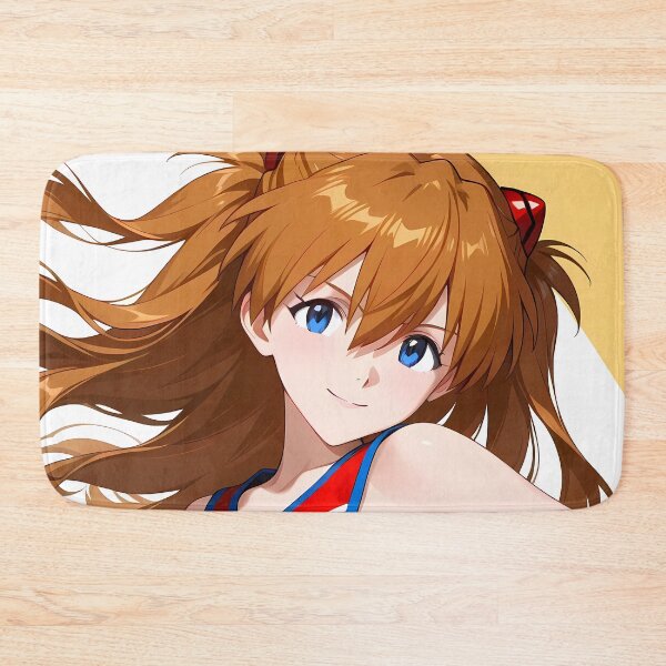 Item preview, Asuka Langley Soryu Neon Genesis Evangelion Cheerleader Closeup designed and sold by MicaheHaffner.