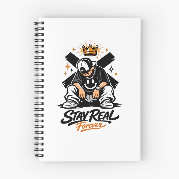 Item preview, Stay Real Forever Streetwear Urban Character Illustration designed and sold by StormVape.