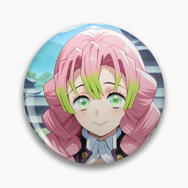 Item preview, Mitsuri Kanroji Demon Slayer Temple View Hashira Smile designed and sold by MicaheHaffner.