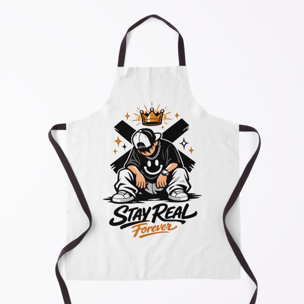 Item preview, Stay Real Forever Streetwear Urban Character Illustration designed and sold by StormVape.