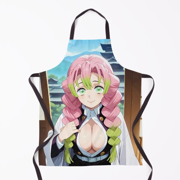 Item preview, Mitsuri Kanroji Demon Slayer Temple View Hashira Smile designed and sold by MicaheHaffner.