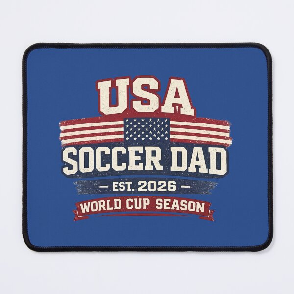 Item preview, USA Soccer Dad 2026 | Football Dad World Cup Fan Design, Soccer Dad Gift For Father, Match Day USA Fan Tee, Football Dad Shirt designed and sold by VectorJoy.